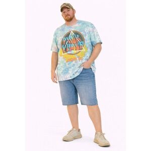 Pink Floyd Graphic Tee Mens Size M Blue Pink Tie Dye London 1973 Rock Band Shirt